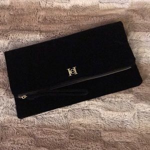 Caroline Herrera Velvet Clutch